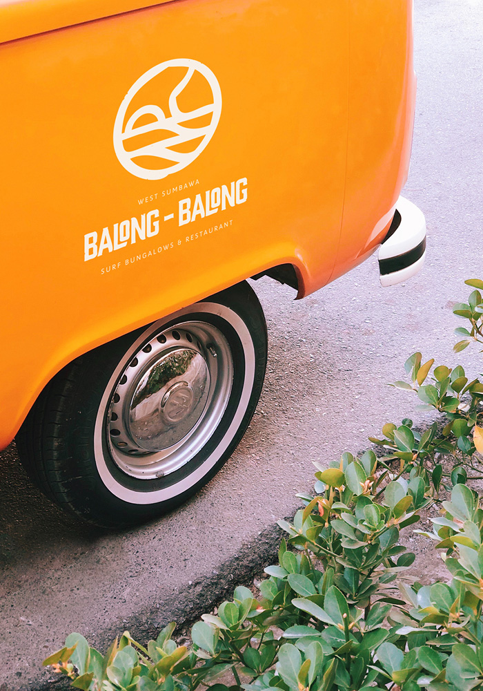 Balong Balong Logo on VW Kombi