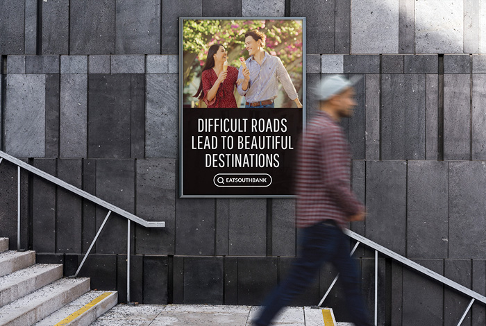 eatSouthBank - Difficult Roads Poster