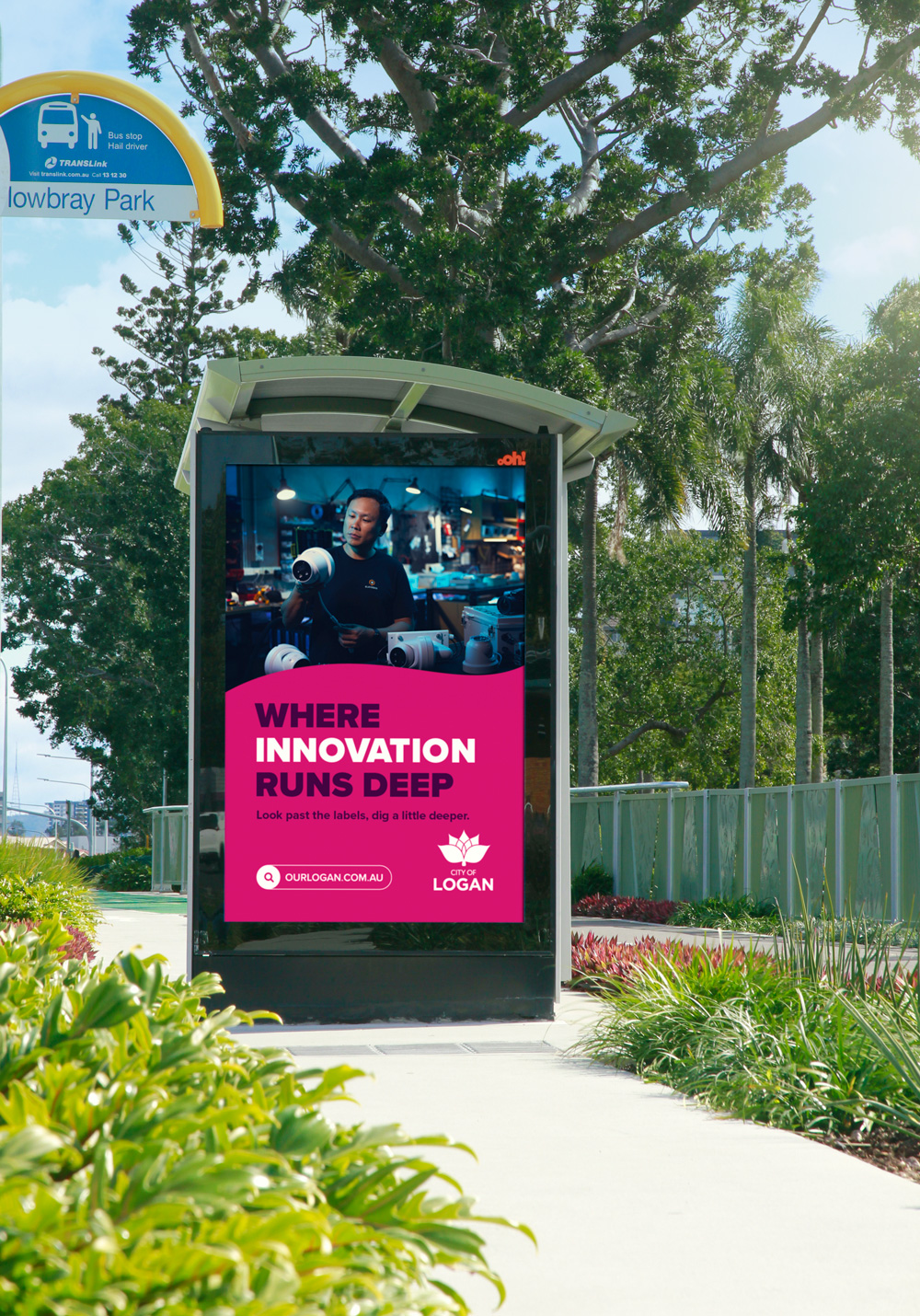 City of Logan - Proud City - Innovation Billboard